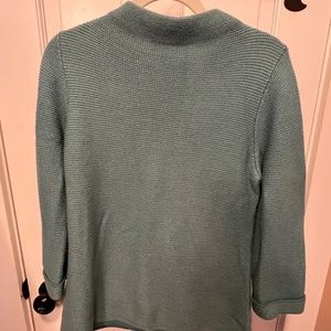 Boden turquoise mock turtleneck